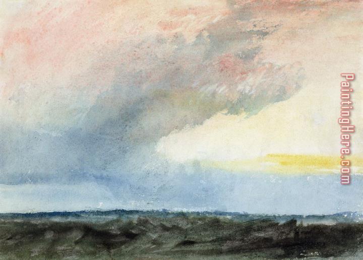 Joseph Mallord William Turner A Rainstorm at Sea